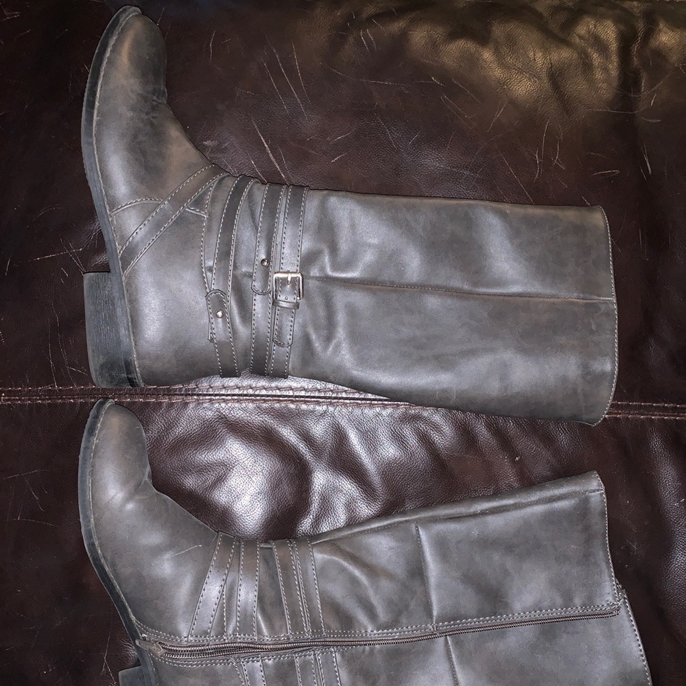 Size 10 Brash gray mid calf boots - Picture 1 of 1